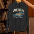 Lakes Lake Ontario Fishing Canoe Lighthouse Outdoor Unisex Hoodie Lakes Lake Ontario Fishing Canoe Lighthouse Outdoor Unisex Hoodie