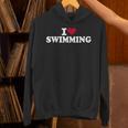 I Love Swimming Unisex Hoodie