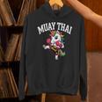 Muay Thai Art For Girls Kids Women Mixed Martial Arts Unisex Hoodie