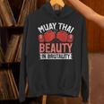 Muay Thai Beauty In Brutality Muay Thai Unisex Hoodie Muay Thai Beauty In Brutality Muay Thai Unisex Hoodie