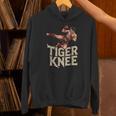 Muay Thai Fighter Tiger Knee Vintage Distressed Badge Unisex Hoodie Muay Thai Fighter Tiger Knee Vintage Distressed Badge Unisex Hoodie
