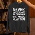 Muay Thai For Grandpa Men Mixed Martial Arts Unisex Hoodie