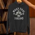 Muay Thai Thailand Vintage Tiger Fighter Training Small Unisex Hoodie