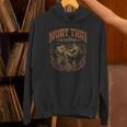 Muay Thai Vintage Thai Boxing Warrior Art Of 8 Limbs Unisex Hoodie