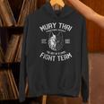 Muay Thai Wolf Fight Team Nak Muay Kickboxing Unisex Hoodie