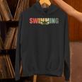 Retro Swimming Vintage Swimming Swimmer Unisex Hoodie