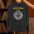 Sak Yant Muay Thai Art Tattoo Twin Tiger Kickboxing Thailand Unisex Hoodie