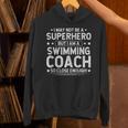 Superhero Swimming Coach Swimming Coach Humor Unisex Hoodie Superhero Swimming Coach Swimming Coach Humor Unisex Hoodie