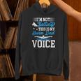 Swim Dad Voice Swimming Dad Of A Swimmer Father Unisex Hoodie