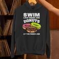Swimming Donut Men Women Swimmer Sports Athlete Unisex Hoodie