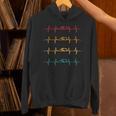 Swimming Swimmer Heartbeat Vintage Men Boys Women Swim Lover Unisex Hoodie