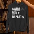 Swimrun Endurance Sports Swimming Running Swim Run Unisex Hoodie