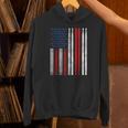 USA Flag Drumsticks Drum Kit Unisex Hoodie