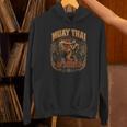 Vintage Muay Thai Thai Boxing Nak Muay Fighter Art Unisex Hoodie Vintage Muay Thai Thai Boxing Nak Muay Fighter Art Unisex Hoodie