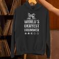 Vintage World'S Okayest Drummer Drum Kit Unisex Hoodie Vintage World'S Okayest Drummer Drum Kit Unisex Hoodie