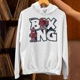 Boxing Professional Boxer Muay Thai Kickboxer Fan Boxing Unisex Hoodie