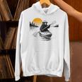 Kayaking Bear Retro Sunset Paddling Canoe Outdoor Adventure Unisex Hoodie