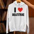 I Love Breaststroke Heart Swim Swimmer Pool Swimming Unisex Hoodie I Love Breaststroke Heart Swim Swimmer Pool Swimming Unisex Hoodie