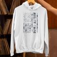 Muay Thai American Flag Camo Military Patriotic Unisex Hoodie