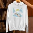 Paddle Retro Style Canoe & Outdoors Simple Canoeing Graphic Unisex Hoodie