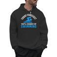 100 Chance Of Swimming Swimmer Swimming Men Hoodie, trending gift 100 Chance Of Swimming Swimmer Swimming Men Hoodie, trending gift