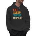 Eat Sleep Swim Repeat Pool Swimmer Water Polo Swimming Men Hoodie, trending gift