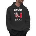 Moo Thai Muay Thai Thai Boxing For Kids Muay Thai Cow Men Hoodie, trending gift