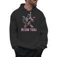 Muay Thai Cat Meow Thai Boxing Men Hoodie, trending gift