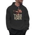 Muay Thai Fighter Tiger Knee Vintage Distressed Badge Men Hoodie, trending gift