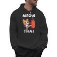 Muay Thai Meow Thai Thai Boxing For Boys Muay Thai Cat Men Hoodie, trending gift