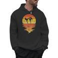 Muay Thai Shirt Retro Sunset 70s Vintage Muay Thai Men Hoodie, trending gift