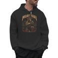 Retro Nak Muay Muay Thai Fighter Thai Boxing Gym Bear Men Hoodie, trending gift Retro Nak Muay Muay Thai Fighter Thai Boxing Gym Bear Men Hoodie, trending gift