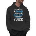 Swim Dad Voice Swimming Dad Of A Swimmer Father Men Hoodie, trending gift
