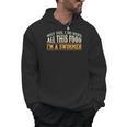 Swimming Swimmer Eating Swim Men Hoodie, trending gift