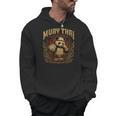 Vintage Muay Thai Gym Thai Boxing Training Fighter Panda Men Hoodie, trending gift