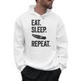 Eat Sleep Canoe Repeat Canoeing Outdoors Raglan Baseball Tee Men Hoodie, trending gift