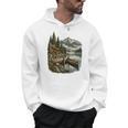 Lakeside Canoe Cabin Escape Scene Raglan Baseball Tee Men Hoodie, trending gift