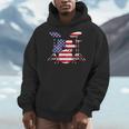 American Flag Drum Kit Patriotic US Drum Art Men Hoodie American Flag Drum Kit Patriotic US Drum Art Men Hoodie