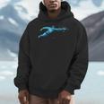 Blue Water Swimming In Freestyle Stroke Men Hoodie Blue Water Swimming In Freestyle Stroke Men Hoodie
