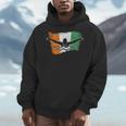 Cool Ireland Flag Vintage Irish Flag Swimmer Fly Swimming Men Hoodie