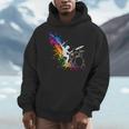 Drummer Silhouette Drum Kit Splatter Art Men Hoodie Drummer Silhouette Drum Kit Splatter Art Men Hoodie