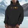 Great Drum Kit Heartbeat Drummer Men Hoodie
