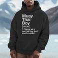 Muay Thai Boy Definition Martial Arts Sports Men Hoodie Muay Thai Boy Definition Martial Arts Sports Men Hoodie