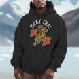 Muay Thai Fighter Hobby Martial Arts Boxing Men Hoodie