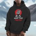 Muay Thai Fighter Martial Arts Boxing Hobby Men Hoodie