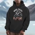 Muay Thai Gorilla Strength Power Fighter Men Hoodie Muay Thai Gorilla Strength Power Fighter Men Hoodie