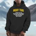 Muay Thai Martial Arts Combat Sports Men Hoodie