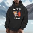 Muay Thai Meow Thai Thai Boxing For Boys Muay Thai Cat Men Hoodie