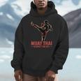 Muay Thai Respect The Art Martial Arts Kickboxing MMA Men Hoodie
