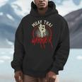 Muay Thai Warrior Fighter Boxing Martial Arts Hobby Men Hoodie Muay Thai Warrior Fighter Boxing Martial Arts Hobby Men Hoodie